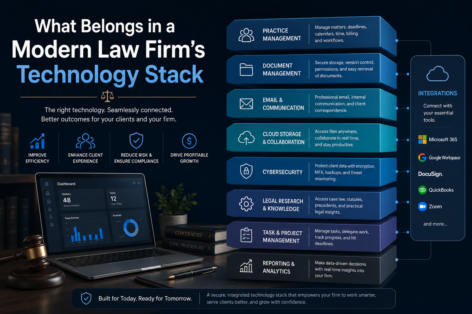 What Belongs in a Modern Law Firm's Technology Stack