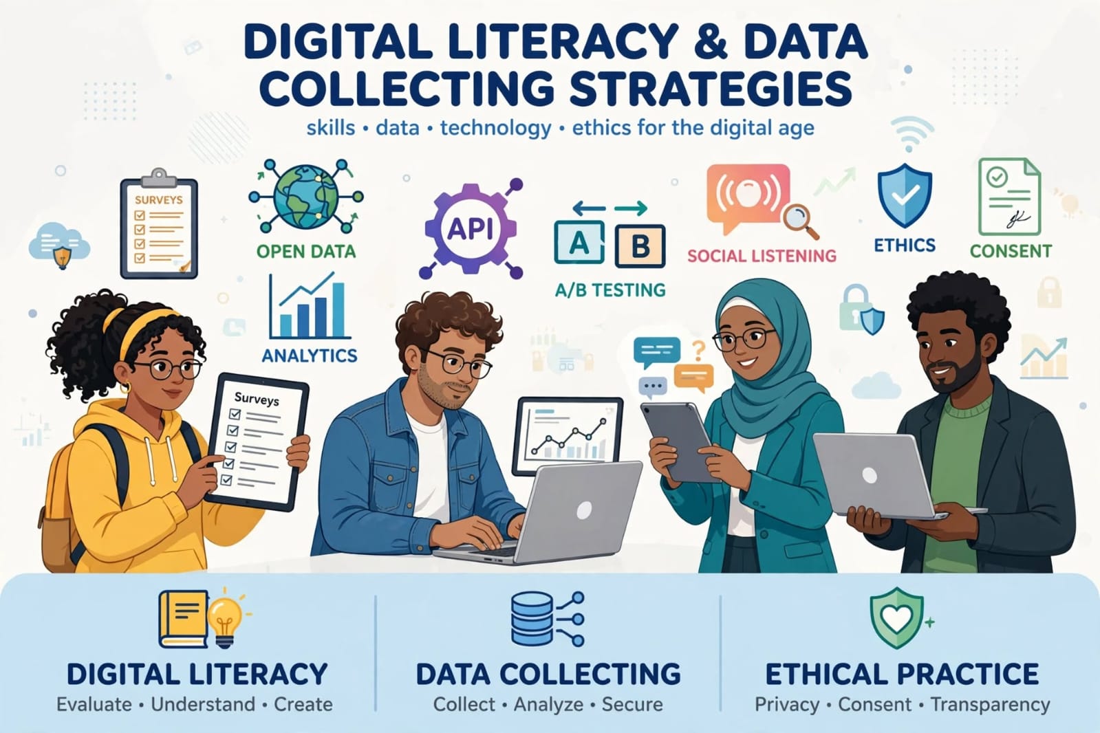 Collect, Analyze, Secure: Data Collecting Strategies for the Digital Age